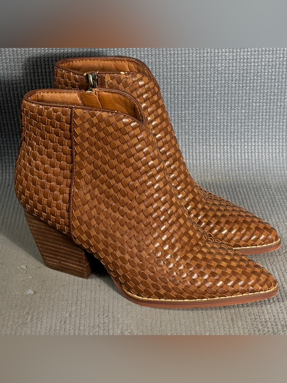 Vintage Havana Women’s Cassidy Woven High Ankle‎ Boots Size 8.5